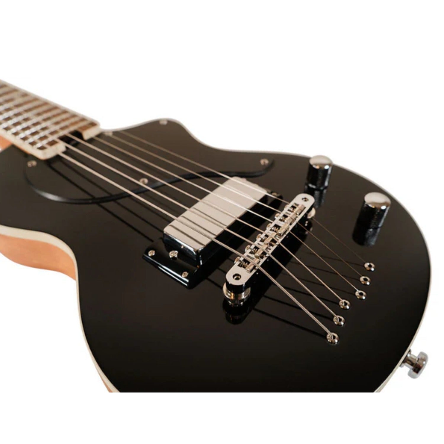 Carry-on By Blackstar Mini Elektrische Basgitaar Jet Black Perfect voor Kinderen en Volwassenen, Beginners en Reizen Carry-on By Blackstar Mini Elektrische Basgitaar Jet Black Perfect voor Kinderen en Volwassenen, Beginners en Reizen