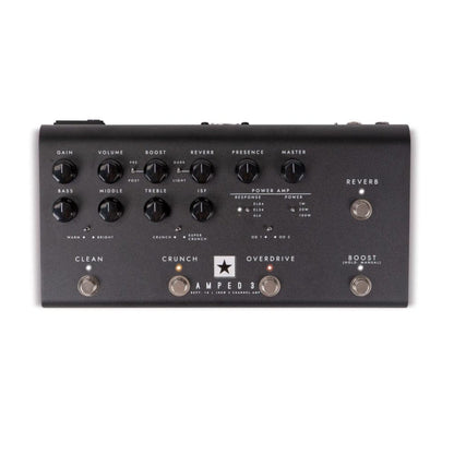 Blackstar Effect Pedals Blackstar Dept. 10 Amped 3 100W Multi Channel High-Gain Guitar Amplifier Pedal with Presets