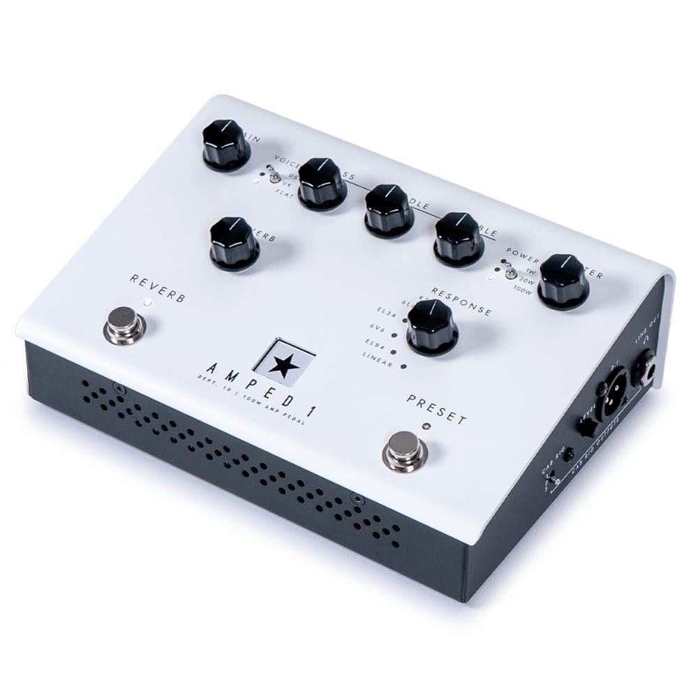 blackstar effect pedals white blackstar dept. 10 amped 1 100w guitar amplifier pedal   