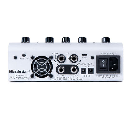 blackstar effect pedals white blackstar dept. 10 amped 1 100w guitar amplifier pedal   
