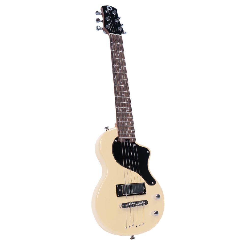blackstar electric guitars blackstar carry-on st 6 string travel electric guitar   #color_vintage-white