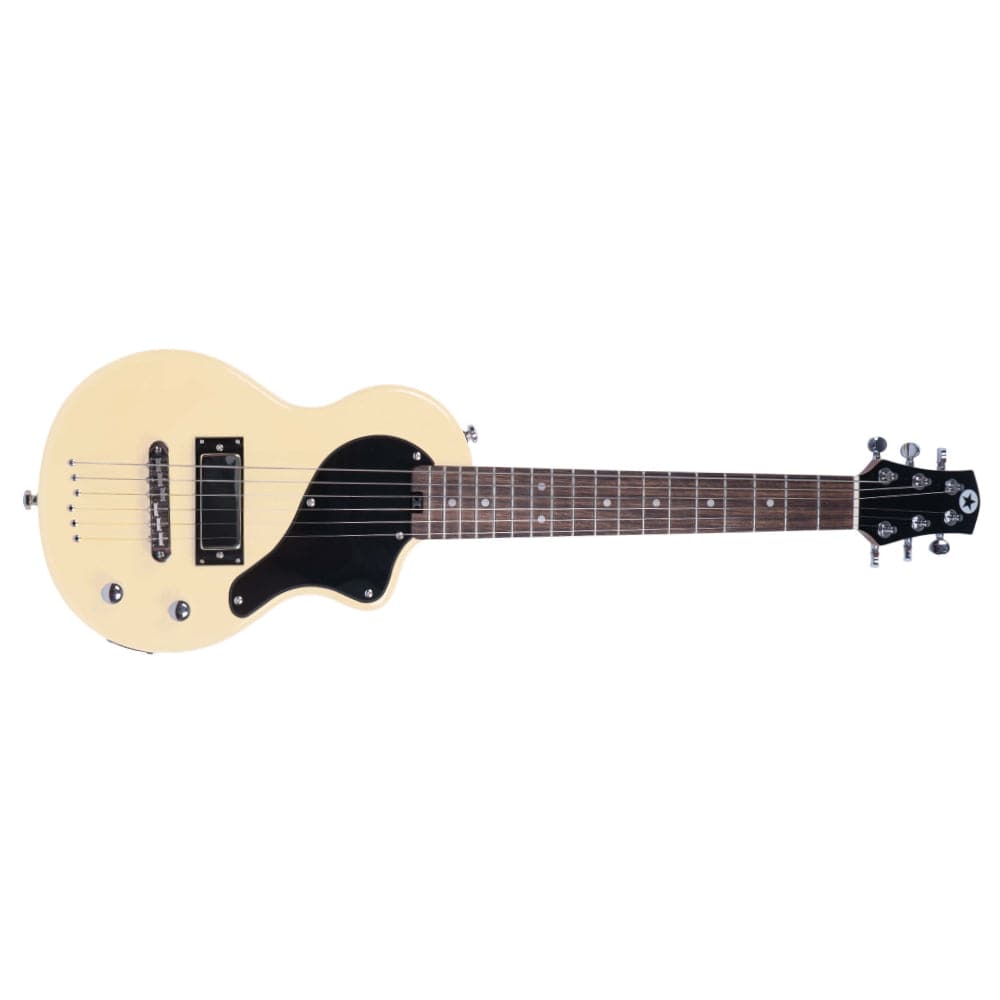 blackstar electric guitars blackstar carry-on st 6 string travel electric guitar   #color_vintage-white