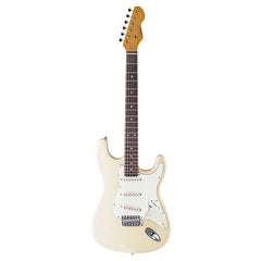 Blade Electric Guitars Vintage White Blade Texas Pro RW Electric Guitar
