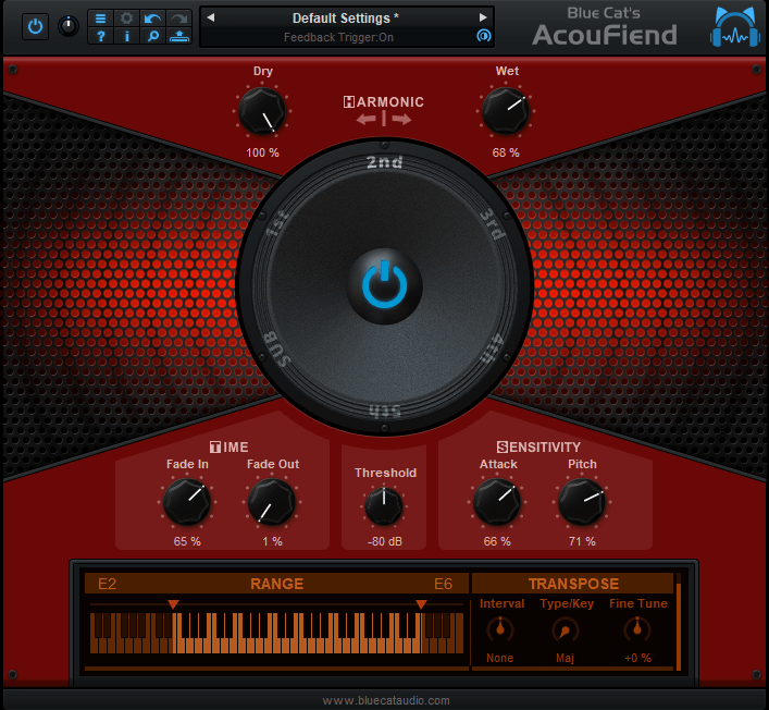 Blue Cat Audio Virtual Processors Blue Cat AcouFiend Acoustic Simulator – Professional Audio Software & Plugin