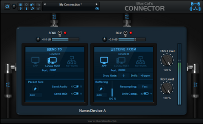 Blue Cat Audio Virtual Processors Blue Cat Connector: Plugin Connector
