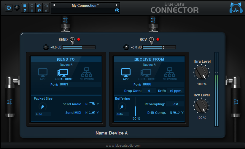 Blue Cat Audio Virtual Processors Blue Cat Connector: Plugin Connector
