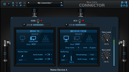 Blue Cat Audio Virtual Processors Blue Cat Connector: Plugin Connector