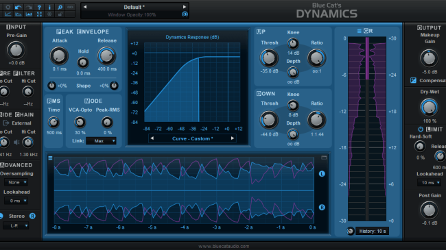 Blue Cat Audio Virtual Processors Blue Cat Dynamics Dynamics Processor