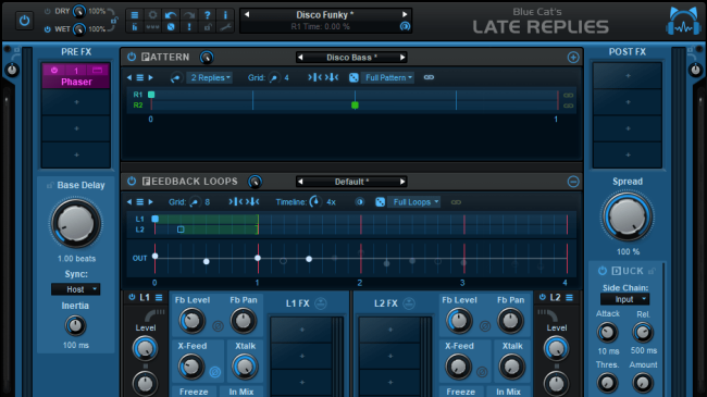 Blue Cat Audio Virtual Processors Blue Cat Late Replies Delay Effect