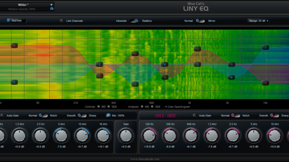 Blue Cat Audio Virtual Processors Blue Cat LinyEQ Equalizer