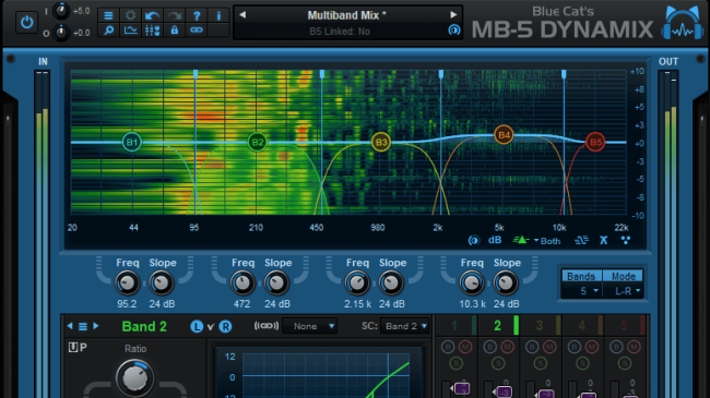 Blue Cat Audio Virtual Processors Blue Cat MB-5 Dynamix Multi-band Dynamics Processor