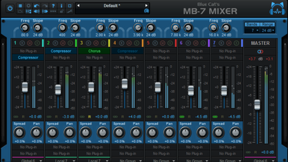 Blue Cat Audio Virtual Processors Blue Cat MB-7 Mixer Mixing Console