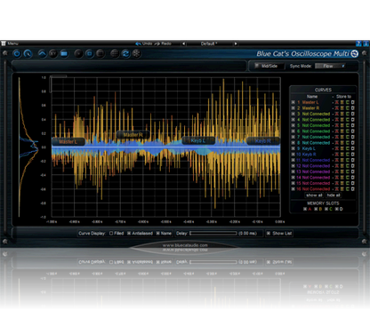 Blue Cat Audio Virtual Processors Blue Cat OsciloscopeMulti Oscilloscope
