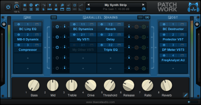 Blue Cat Audio Virtual Processors Blue Cat Patchwork Modular Effect