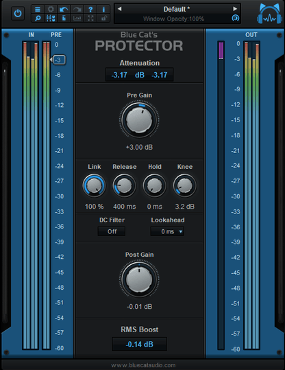Blue Cat Audio Virtual Processors Blue Cat Protector Limiter