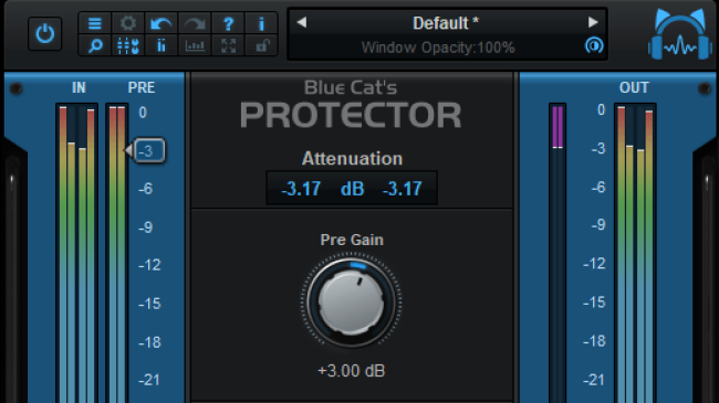 Blue Cat Audio Virtual Processors Blue Cat Protector Limiter