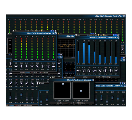 Blue Cat Audio Virtual Processors Blue Cat Remote Control MIDI Controller