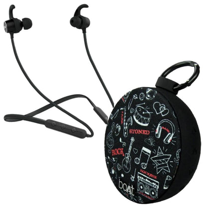 boAt Bluetooth Speakers Black Combo Pack of boAt Rockerz 255 In Ear Neckband Headphone with boAt Stone 260 Bluetooth Speaker