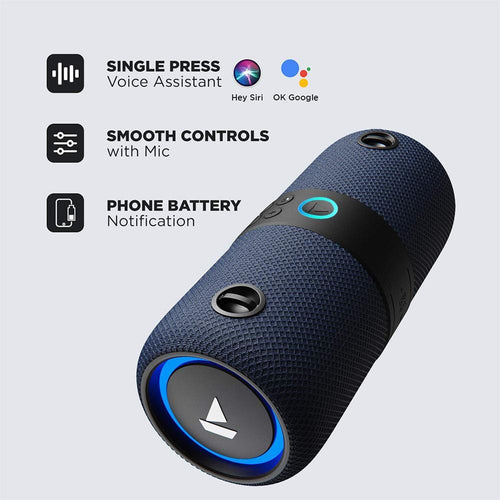 Boat stone portable bluetooth sales speaker
