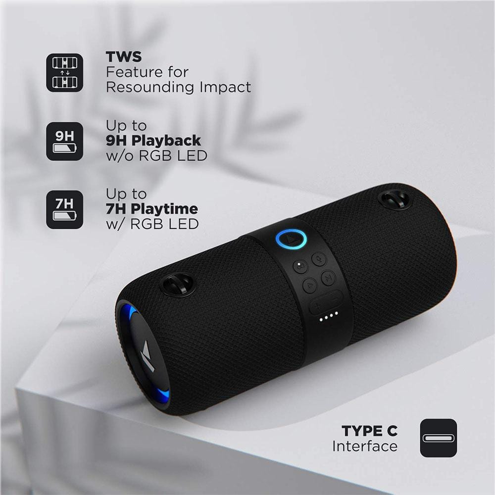 boat bluetooth speakers boat stone 1200 portable bluetooth speaker   #color_maroon