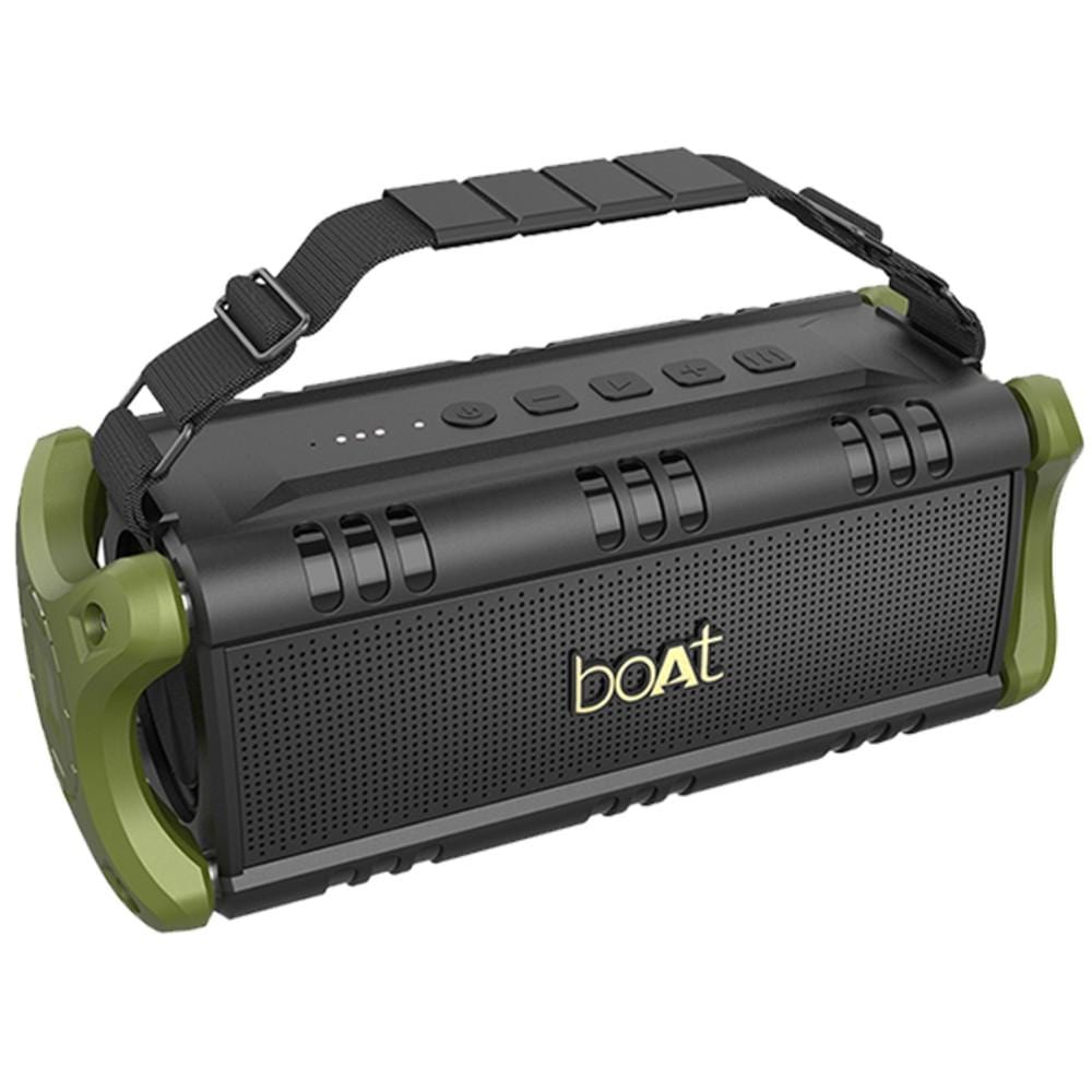 boat bluetooth speakers boat stone 1401 extra bass wireless bluetooth speaker   #color_army-green