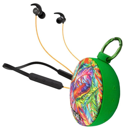 boAt Bluetooth Speakers Yellow/Jungle Jam Combo Pack of boAt Rockerz 255 Pro In Ear Neckband Headphone with boAt Stone 260 Bluetooth Speaker