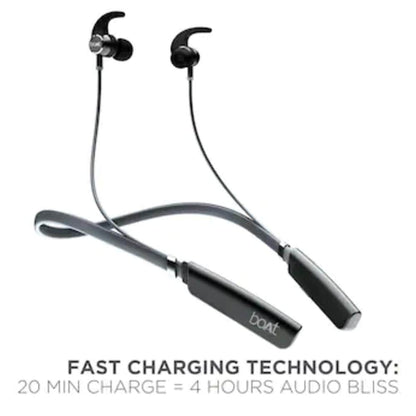 boAt In-Ear Neckband Headphones boAt Rockerz 235 V2 In Ear Neckband Wireless Bluetooth Headphone