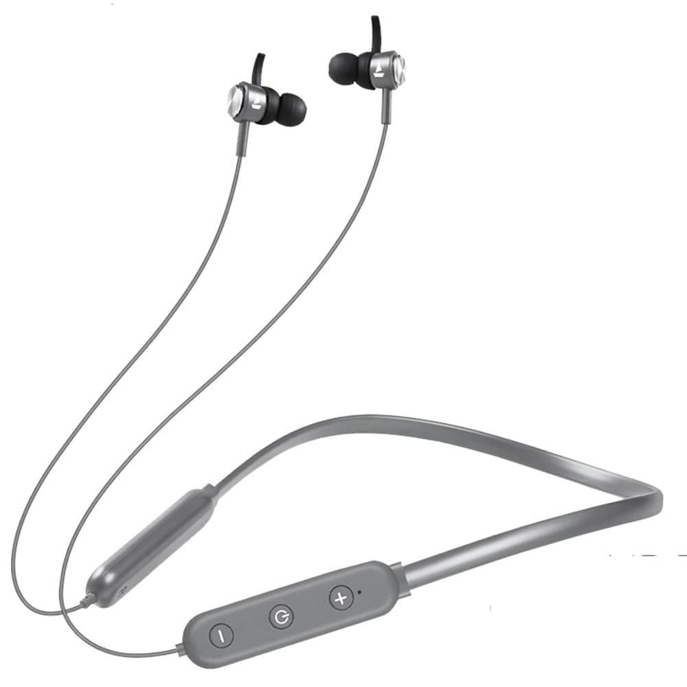 boat in-ear neckband headphones boat rockerz 275 v2 in ear neckband wireless bluetooth headphone   #color_grey