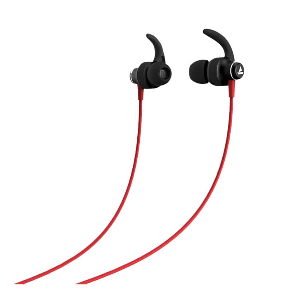 boat in-ear neckband headphones boat rockerz 338 in-ear neckband headphone   #color_red