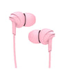 boAt In-Ear Wired Headphones Pink boAt BassHeads 110 In Ear Wired Headphone With Mic