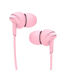 boAt In-Ear Wired Headphones Pink boAt BassHeads 110 In Ear Wired Headphone With Mic