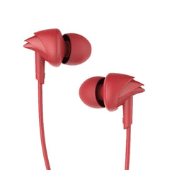 boAt In-Ear Wired Headphones Red boAt BassHeads 110 In Ear Wired Headphone With Mic