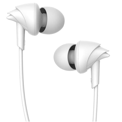boAt In-Ear Wired Headphones White boAt BassHeads 100 In Ear Wired Headphone With Mic