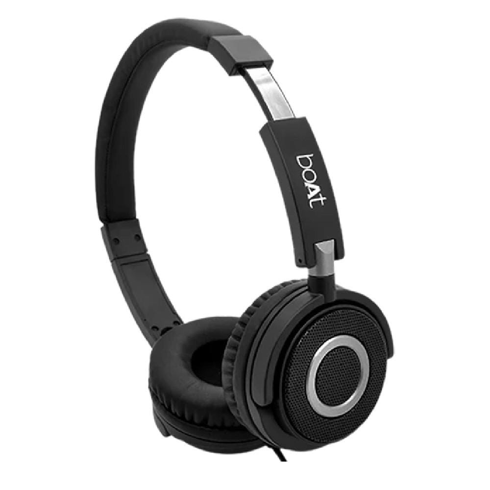 boat on-ear wired headphones black boat bassheads 910 on ear wired headphone with mic   