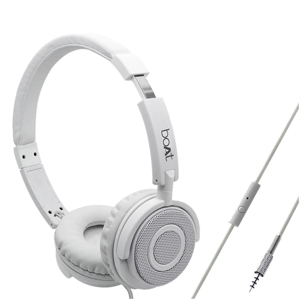 boAt On-Ear Wired Headphones boAt BassHeads 900 On Ear Wired Headphone