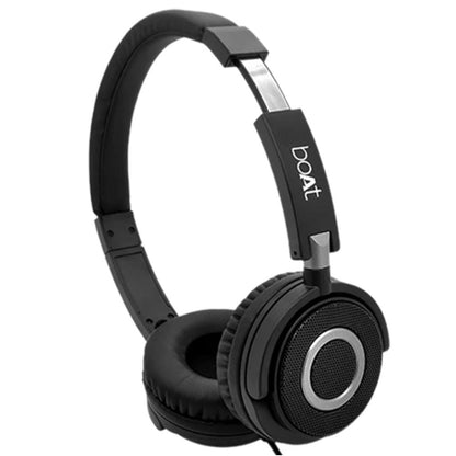 boAt On-Ear Wired Headphones Carbon Black boAt BassHeads 900 On Ear Wired Headphone