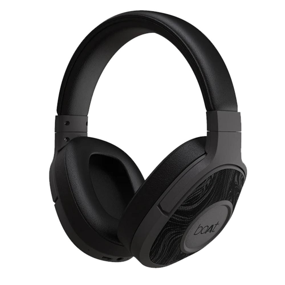 boAt On-Ear Wireless Headphones Black boAt Rockerz 550 On-Ear Wireless Headphones Headphones