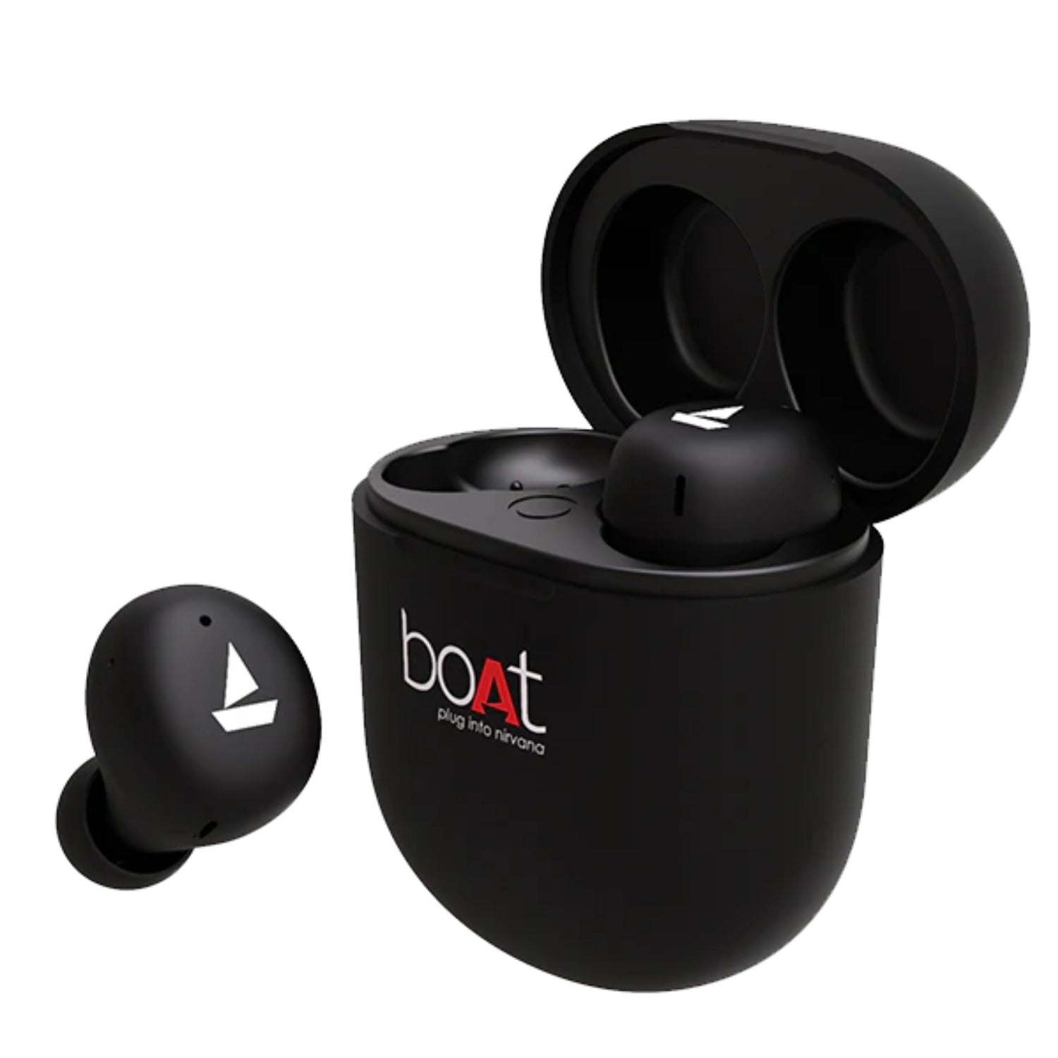 boAt True Wireless In-Ear Headphones boAt Airdopes 381 Wireless Earbuds - Black