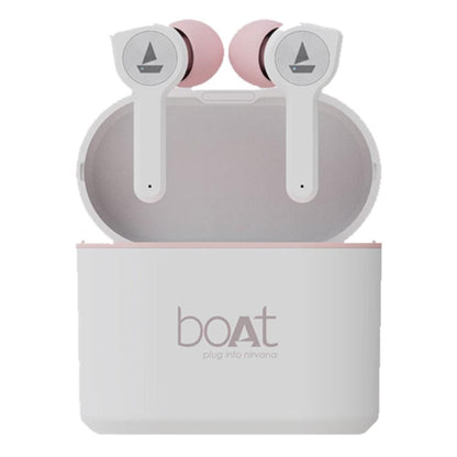 boAt True Wireless In-Ear Headphones Rosegold White boAt Airdopes 402 True Wireless Earbuds