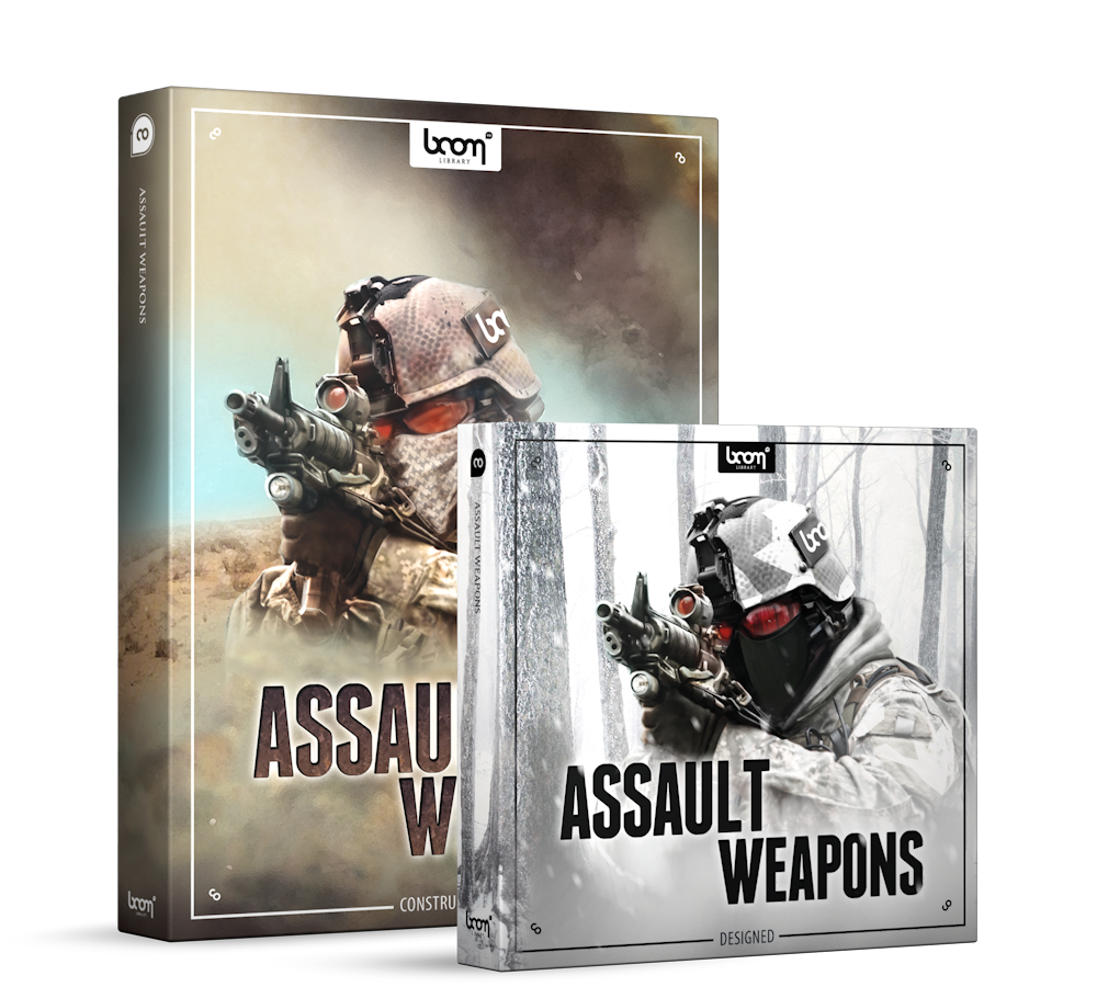 BOOM LIBRARY Cinematic Effects & Sound Samples BOOM Assault Weapons Bundle Realistic Gun Sound Effects Library
