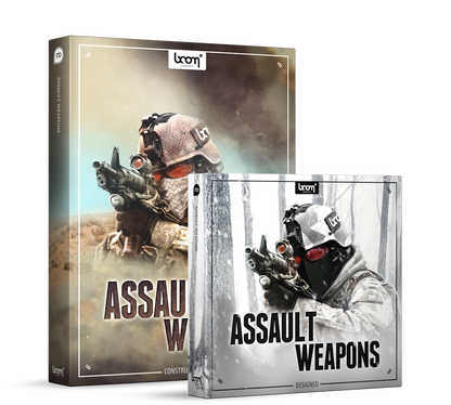 BOOM LIBRARY Cinematic Effects & Sound Samples BOOM Assault Weapons Bundle Realistic Gun Sound Effects Library