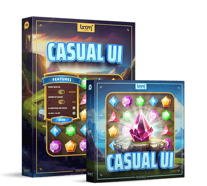 BOOM LIBRARY Cinematic Effects & Sound Samples Boom Casual UI Bundle: Casual User Interface Bundle