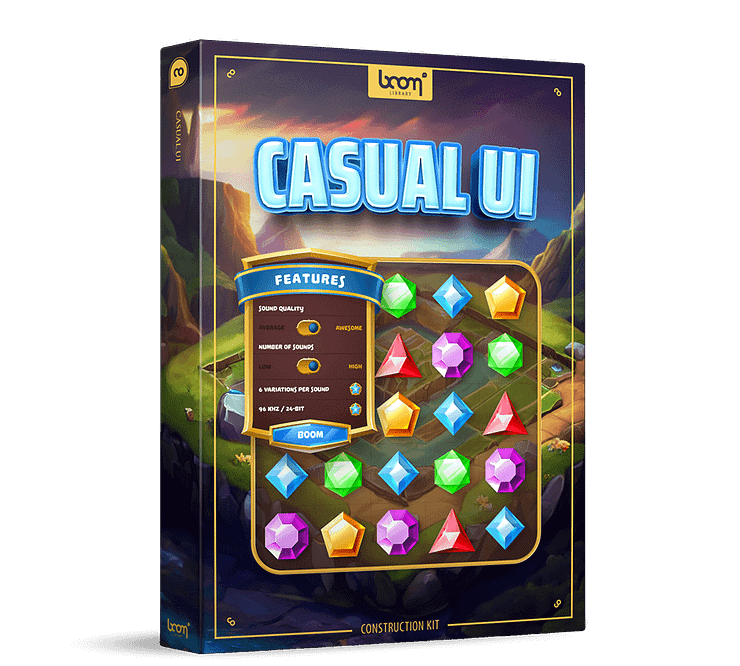 BOOM LIBRARY Cinematic Effects & Sound Samples Boom Casual UI CK: Casual User Interface – Professional Audio Software & Plugin