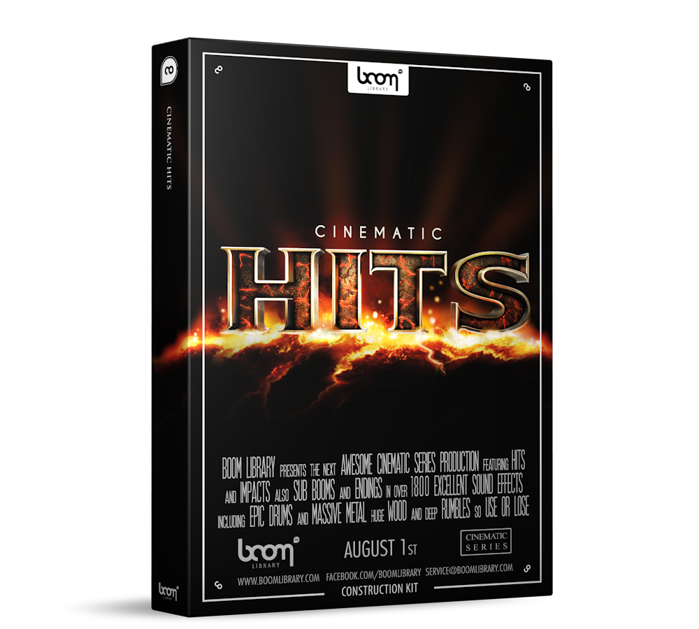 BOOM LIBRARY Cinematic Effects & Sound Samples Boom Cinematic Hits CK Sound Effects Construction Kit
