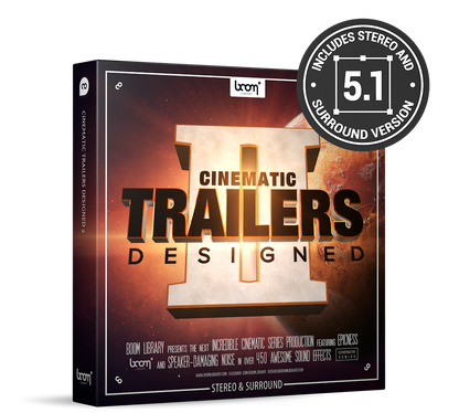 BOOM LIBRARY Cinematic Effects & Sound Samples Boom Cinematic Trailers D 2 Sr Sound Effects