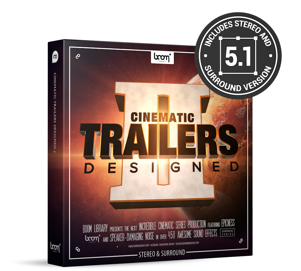 BOOM LIBRARY Cinematic Effects & Sound Samples Boom Cinematic Trailers D 2 Sr Sound Effects – Professional Audio Software & Plugin