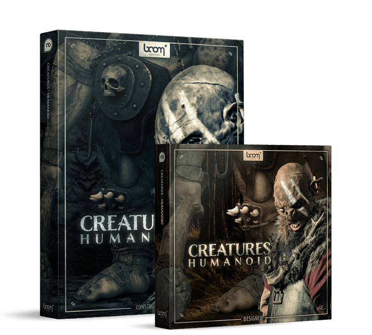 BOOM LIBRARY Cinematic Effects & Sound Samples Boom Creatures Humanoid Bundle: Humanoid Creature Sounds – Professional Audio Software & Plugin