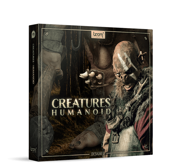 BOOM LIBRARY Cinematic Effects & Sound Samples Boom Creatures Humanoid Designed: Humanoid Creature Sound Effects – Professional Audio Software & Plugin