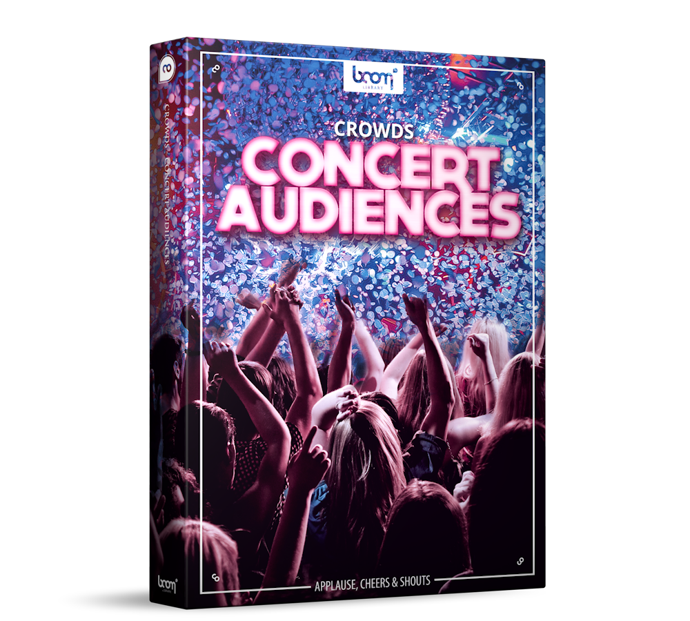 BOOM LIBRARY Cinematic Effects & Sound Samples Boom Crowds Concert Audiences: Realistic Crowd Ambience – Professional Audio Software & Plugin