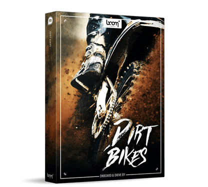 BOOM LIBRARY Cinematic Effects & Sound Samples Boom Dirt Bikes Sound Effects Library